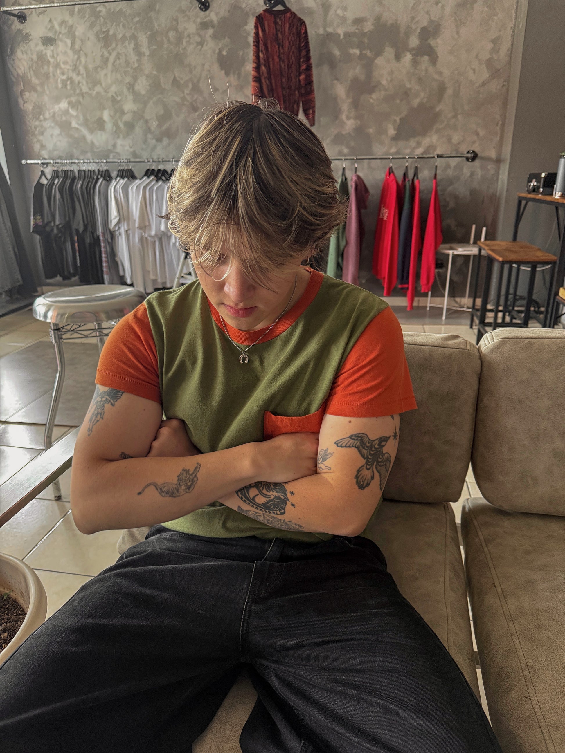 (M) 1950 VINTAGE LEVIS STRAUSS CLOTHING TEE