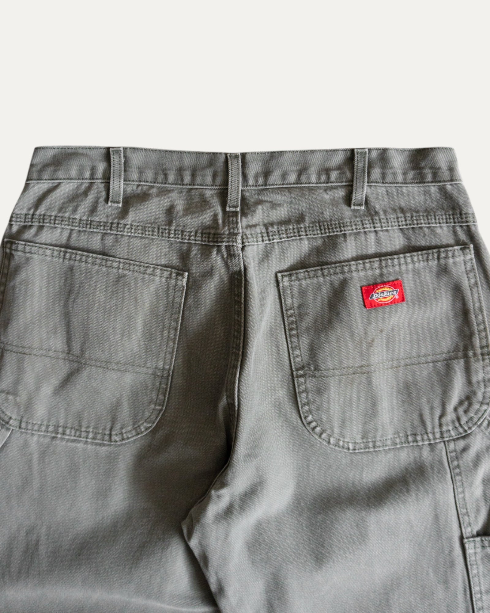 90’S VINTAGE DICKIES OLIVE GREEN CARPENTER PANTS - 34x30
