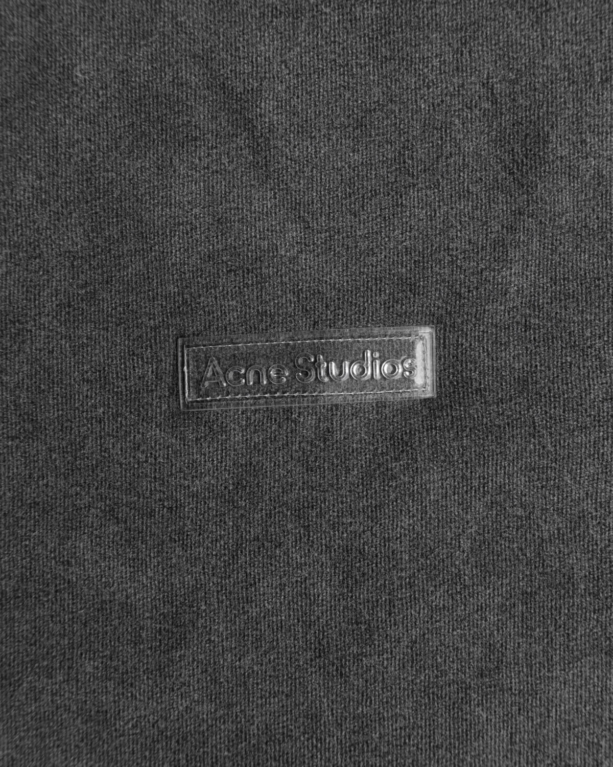 (L) ACNE STUDIOS EXTORR GRAY TEE