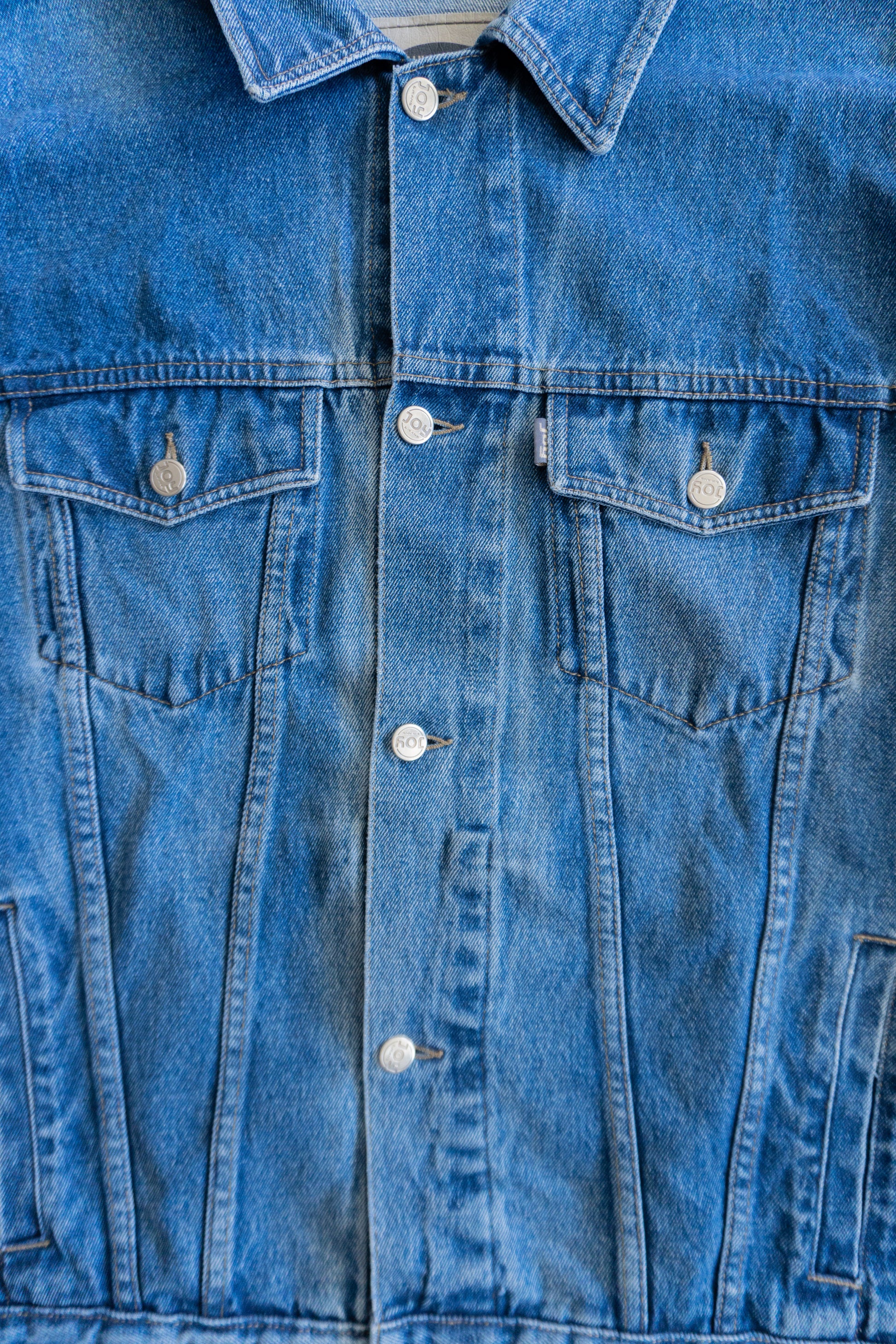(L) VINTAGE JOY JEANS DENIM JACKET