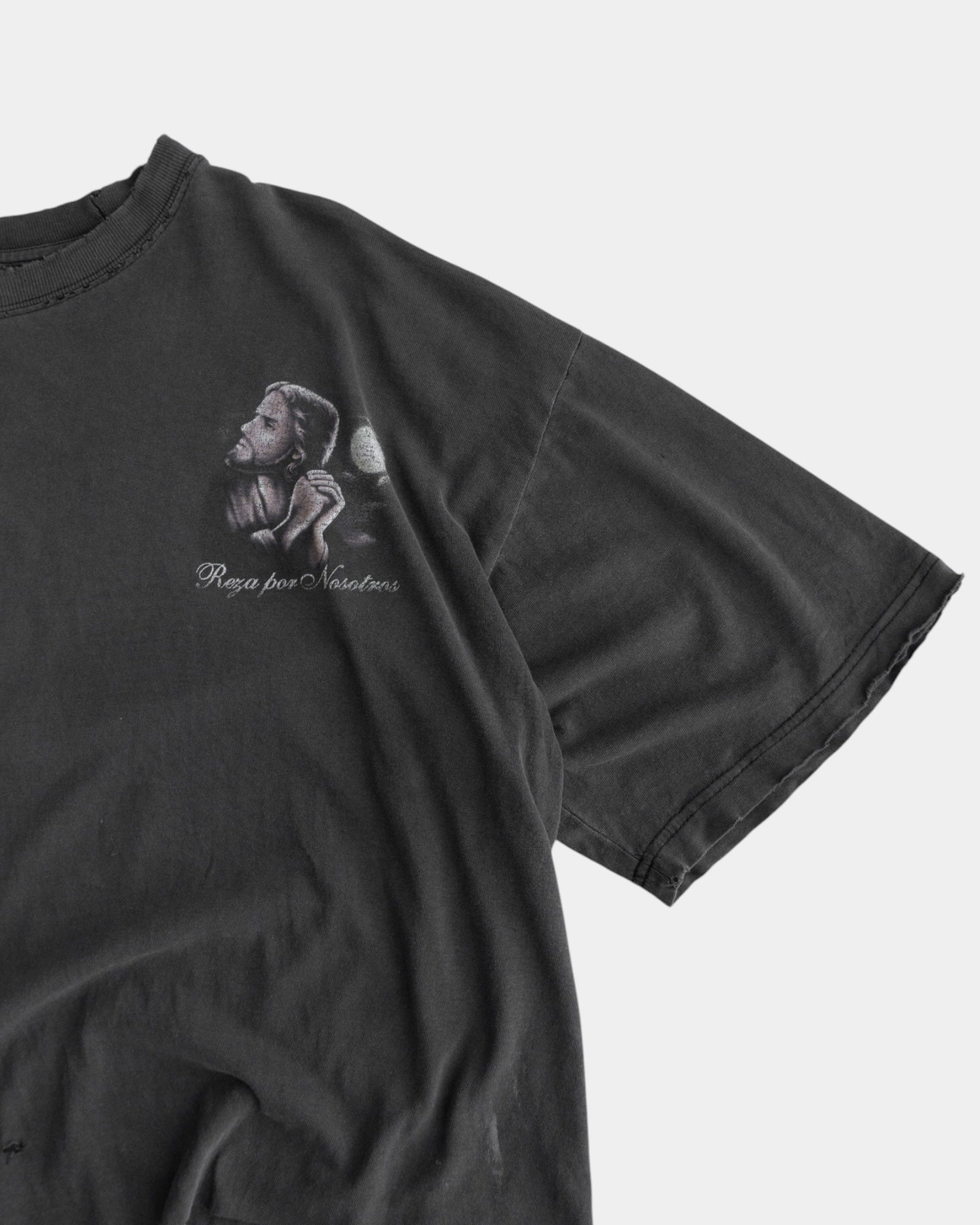 (BOXY M) VINTAGE JESUS FADED TEE
