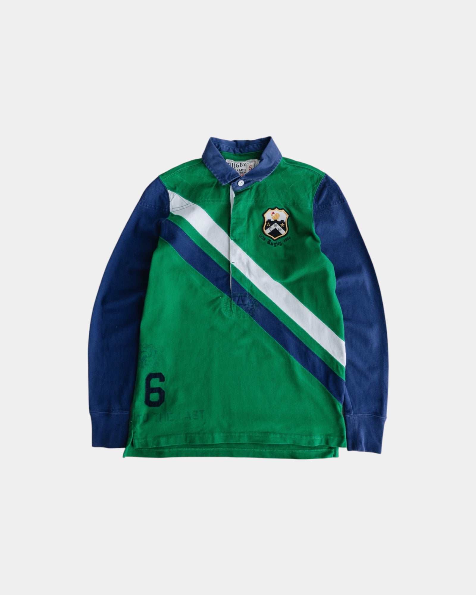 (S) 2000’S VINTAGE POLO RALPH LAUREN RUGBY SHIRT