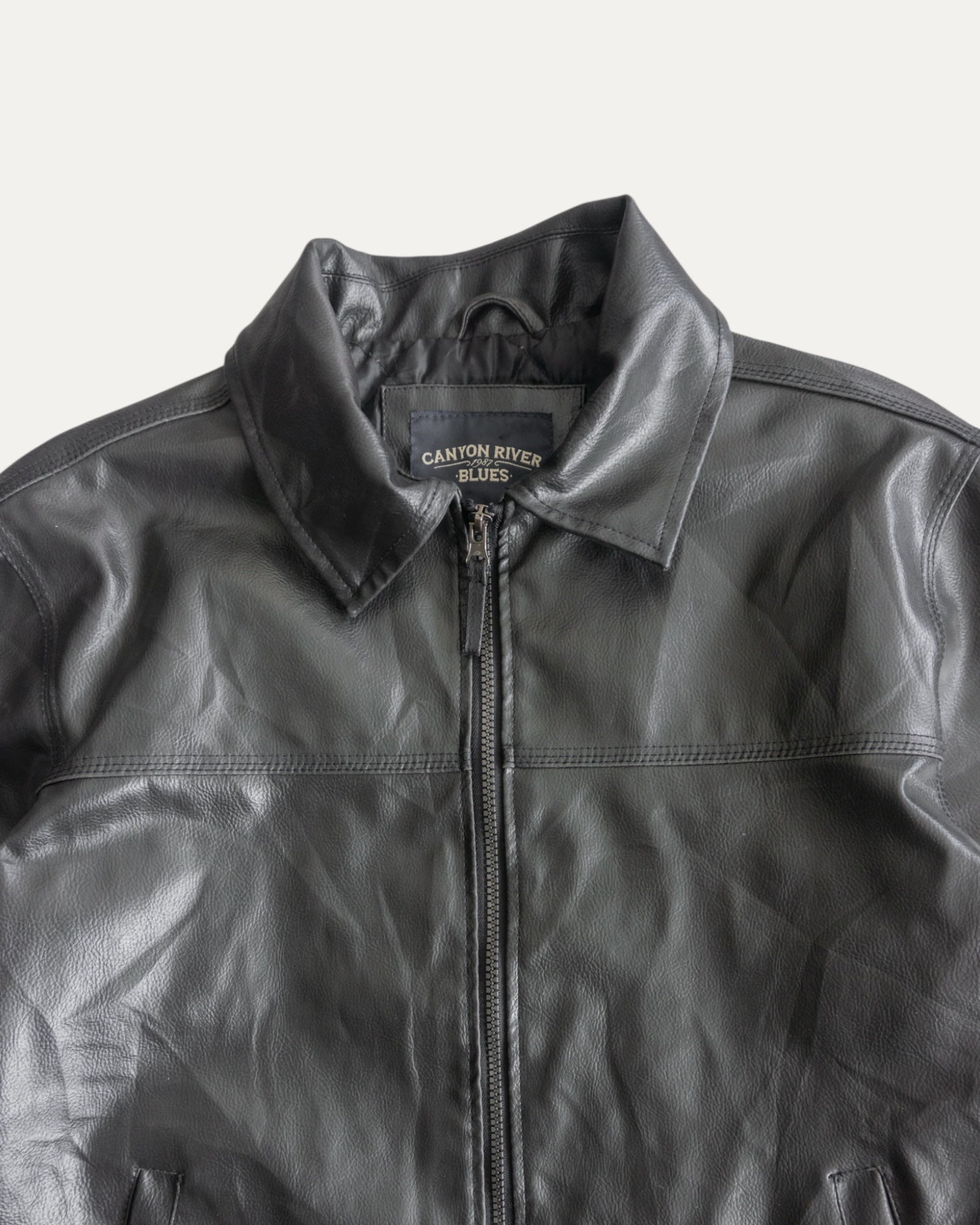 (M) CANYON RIVER LEATHER JACKET