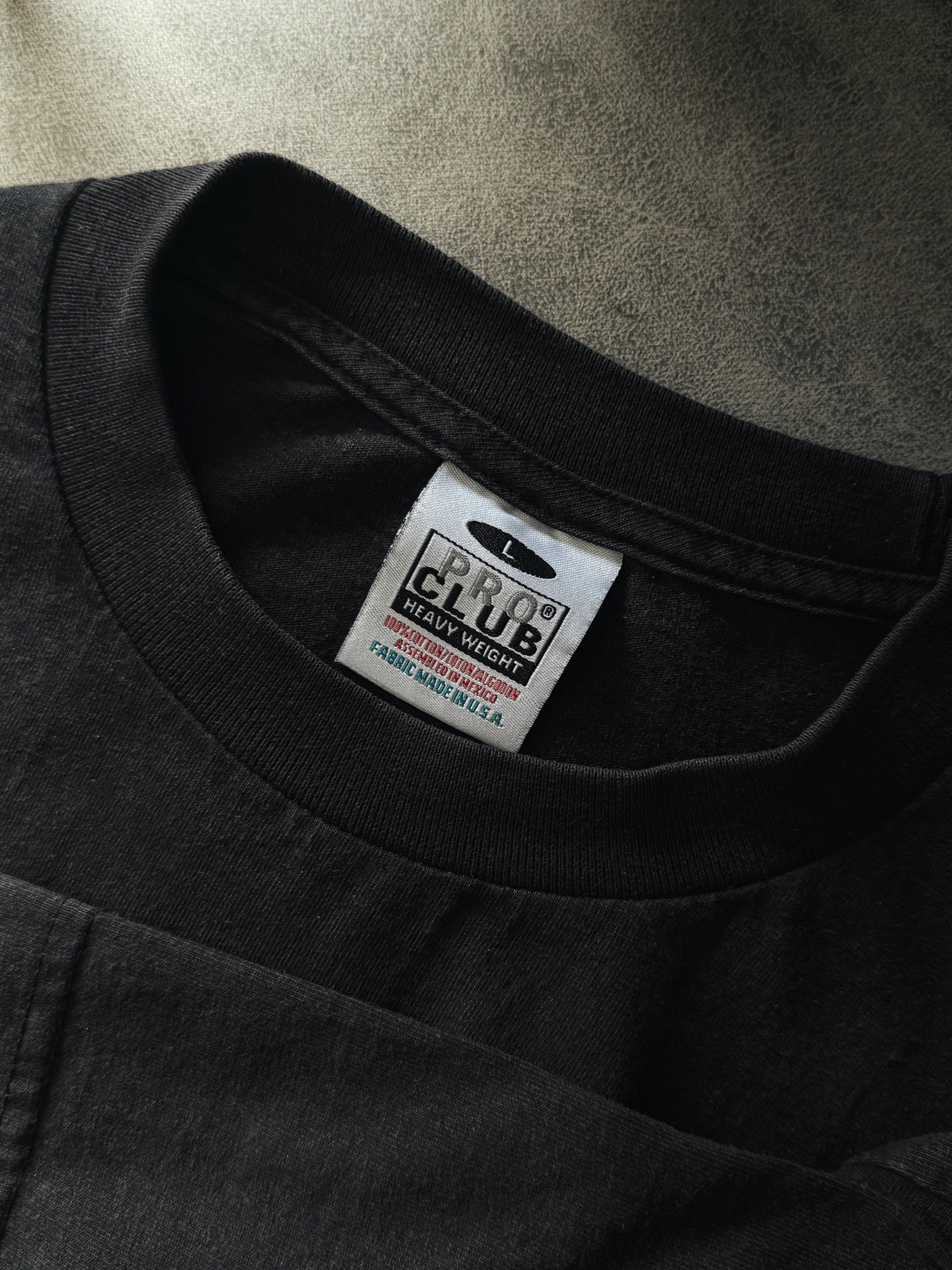 (L) PROCLUB BLACK TEE
