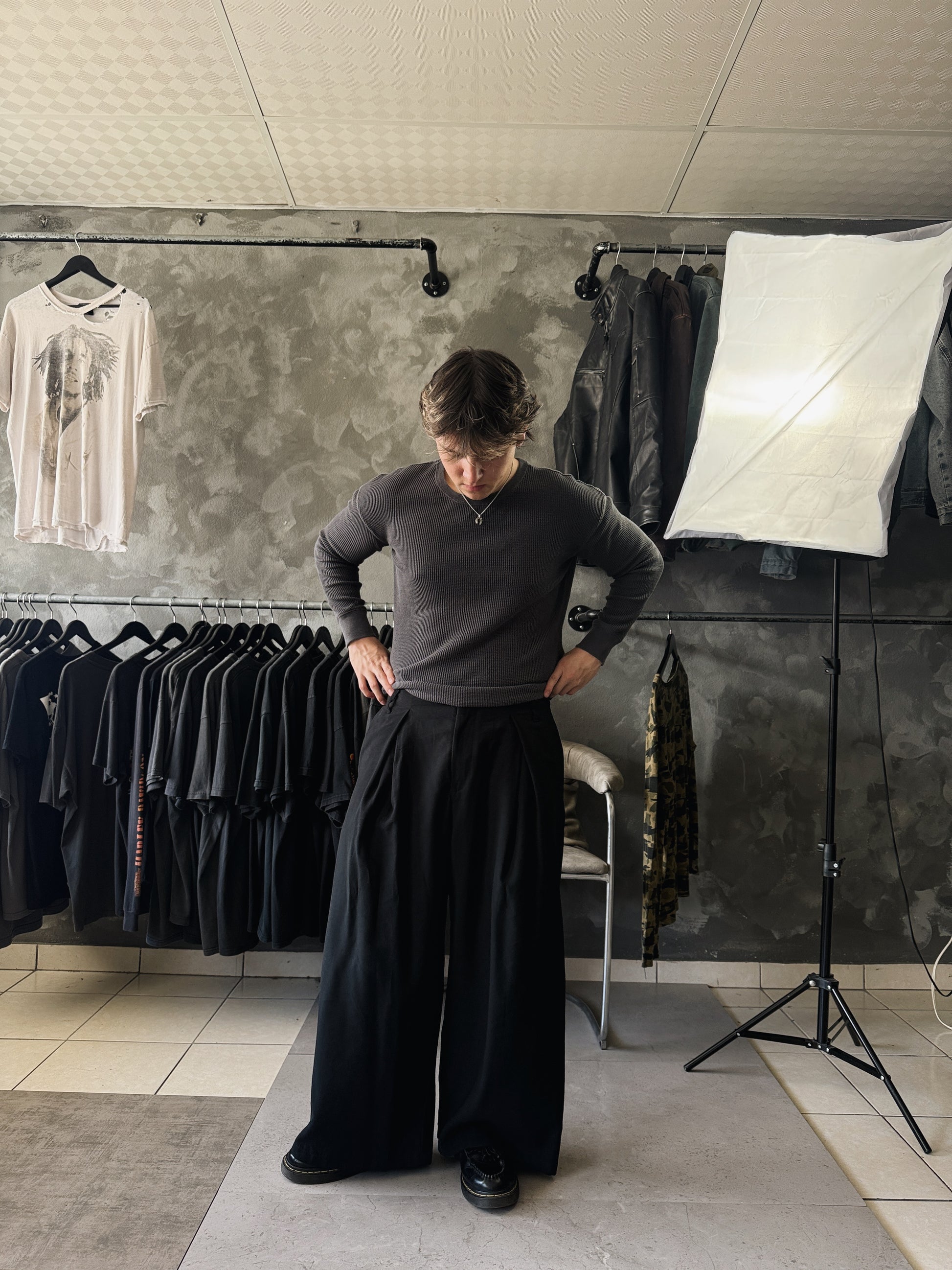 FORMAL BLACK PANTS - 34x30