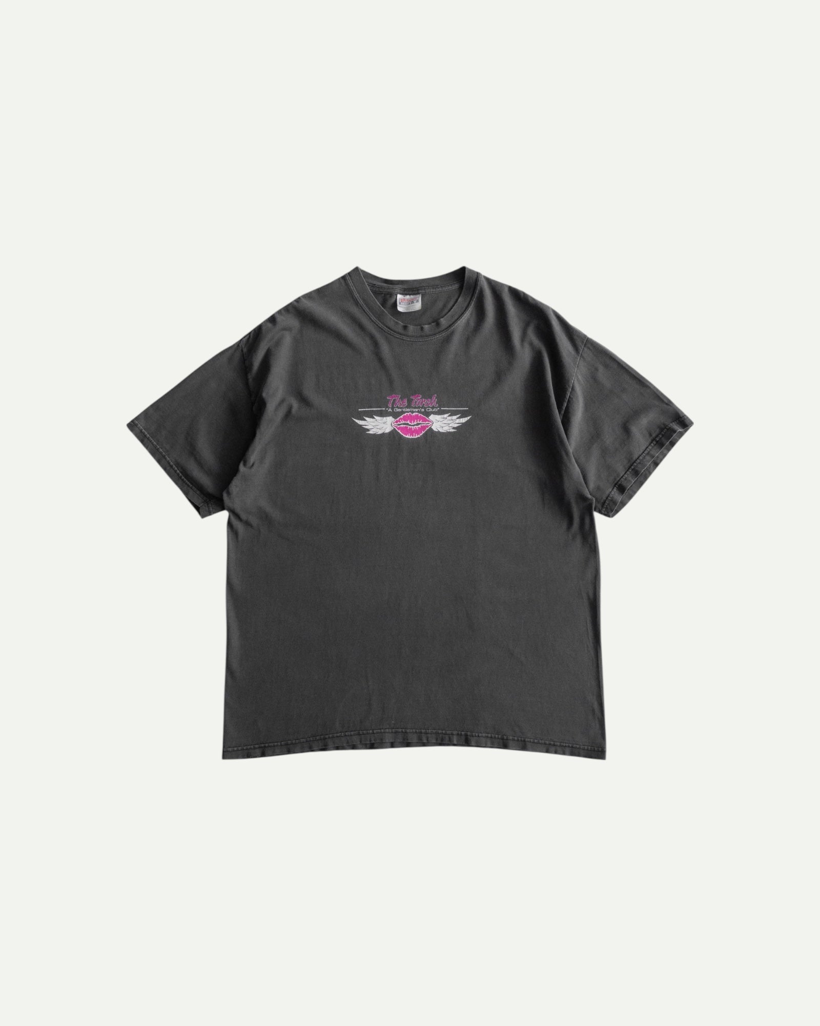 (BOXY L) 90’S VINTAGE HARLEY KISS CLUB FADED TEE
