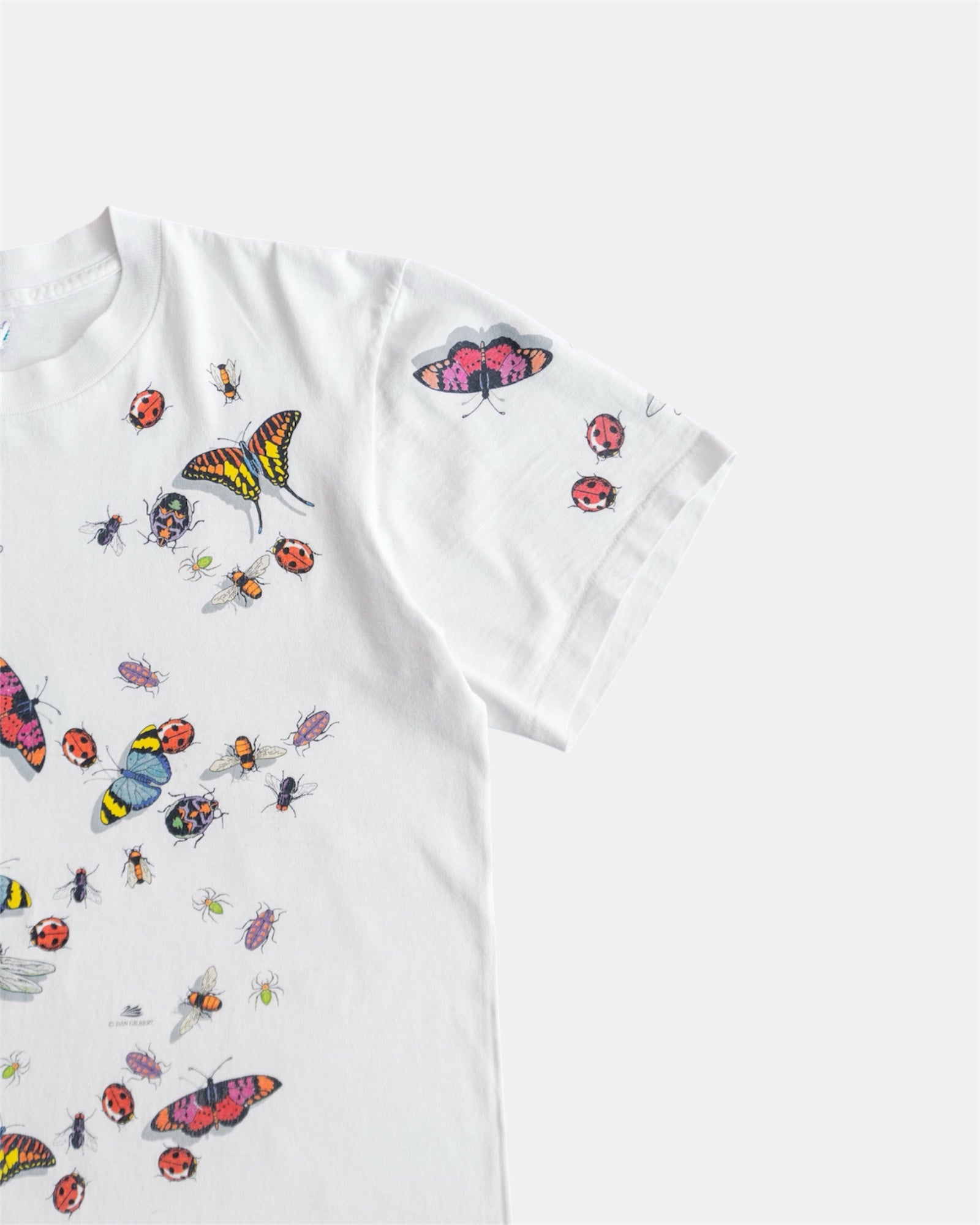 (M) 90’S VINTAGE BUTTERFLY INSECTS NATURE ART TEE