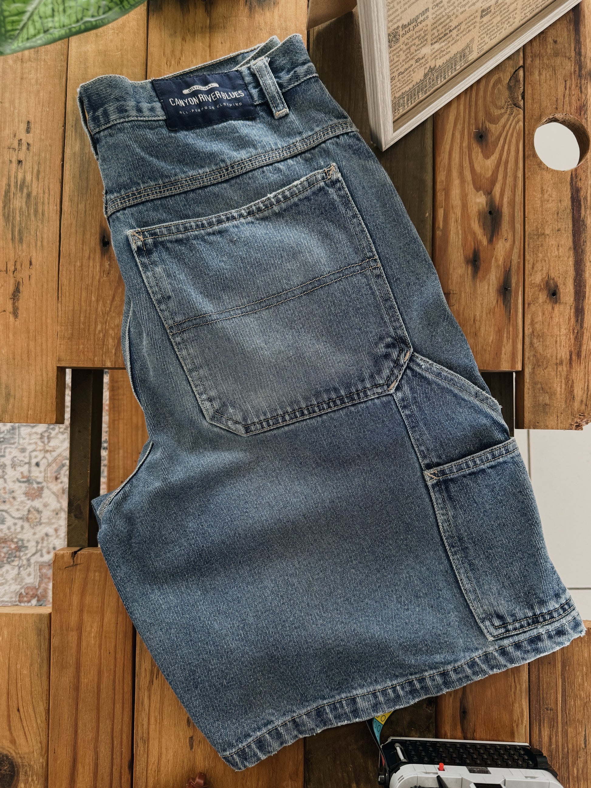VINTAGE CANYON RIVER BLUES CARPENTER SHORT - 31