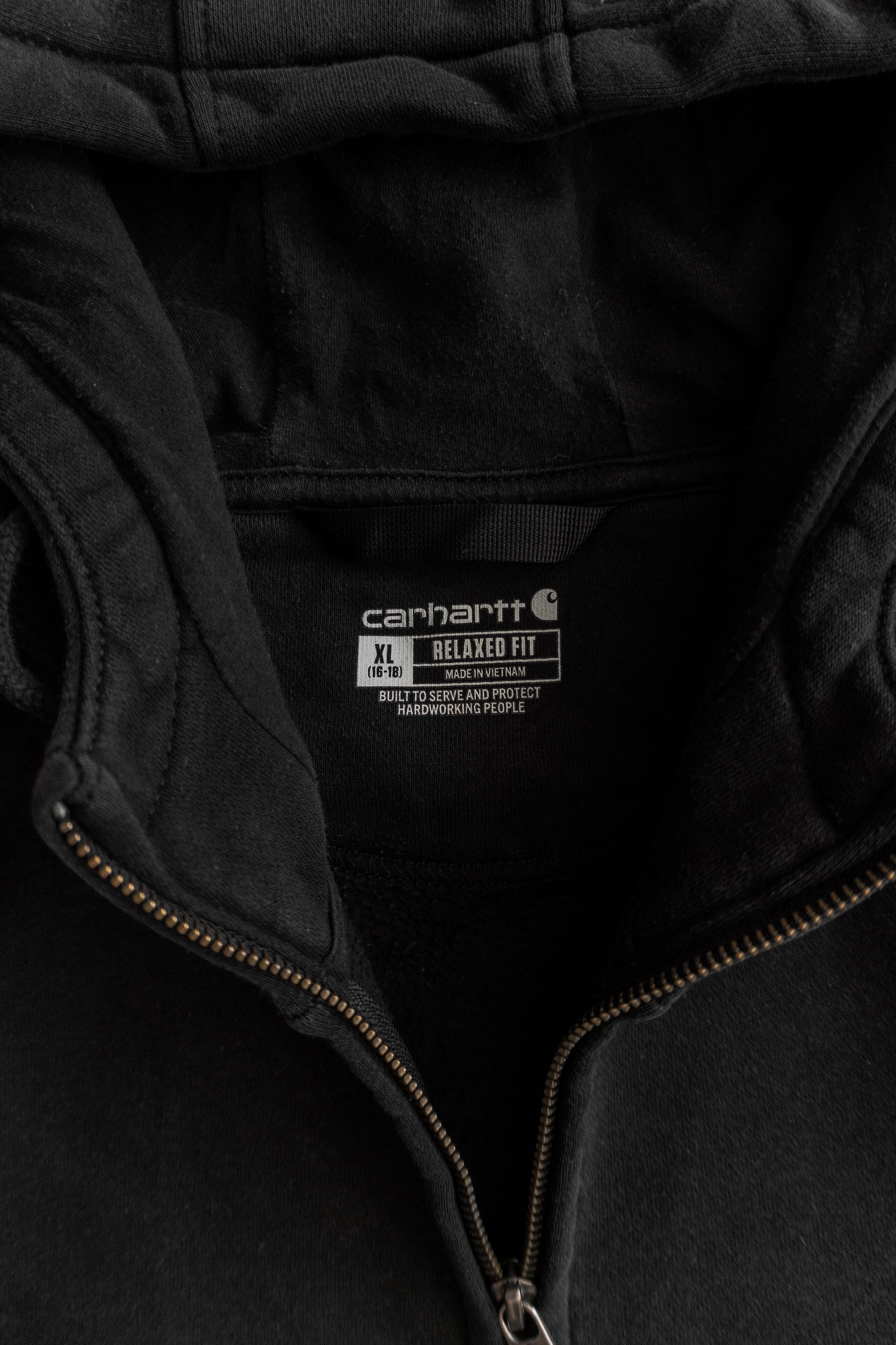 (FIT M) CARHARTT HOODIE FULL ZIP