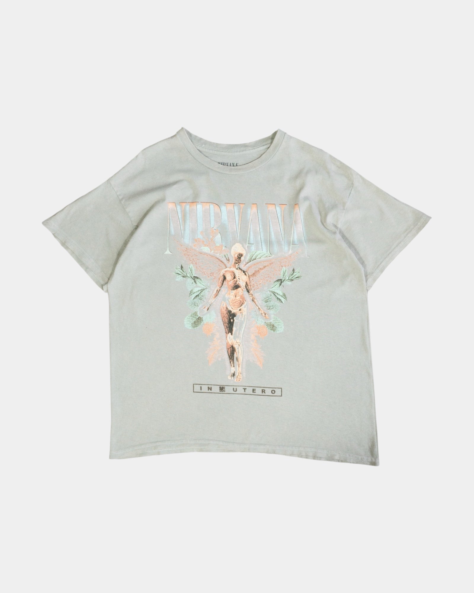 (L) NIRVANA IN UTERO BAND TEE