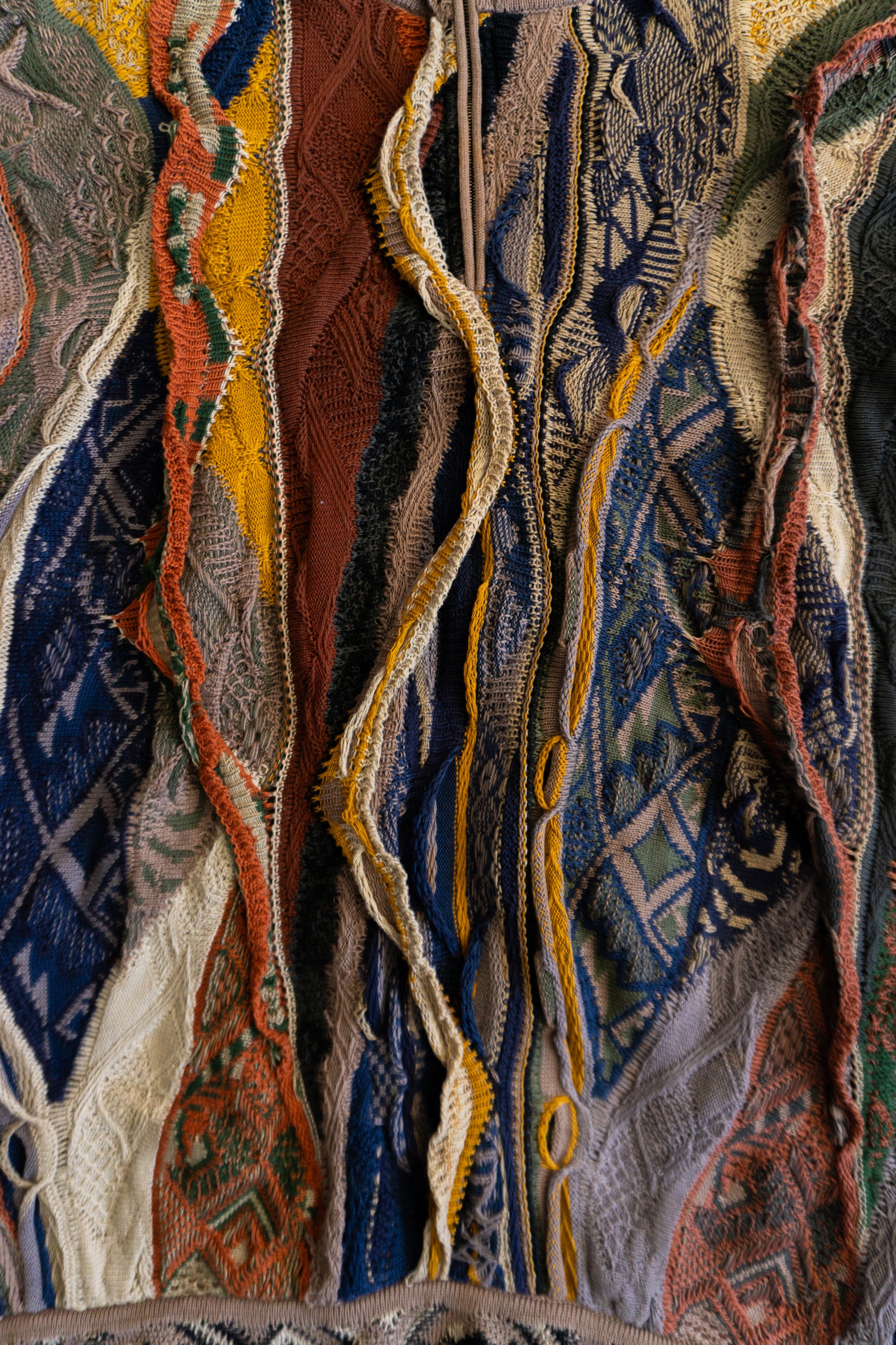 (FIT XL) VINTAGE COOGI 3D SWEATER