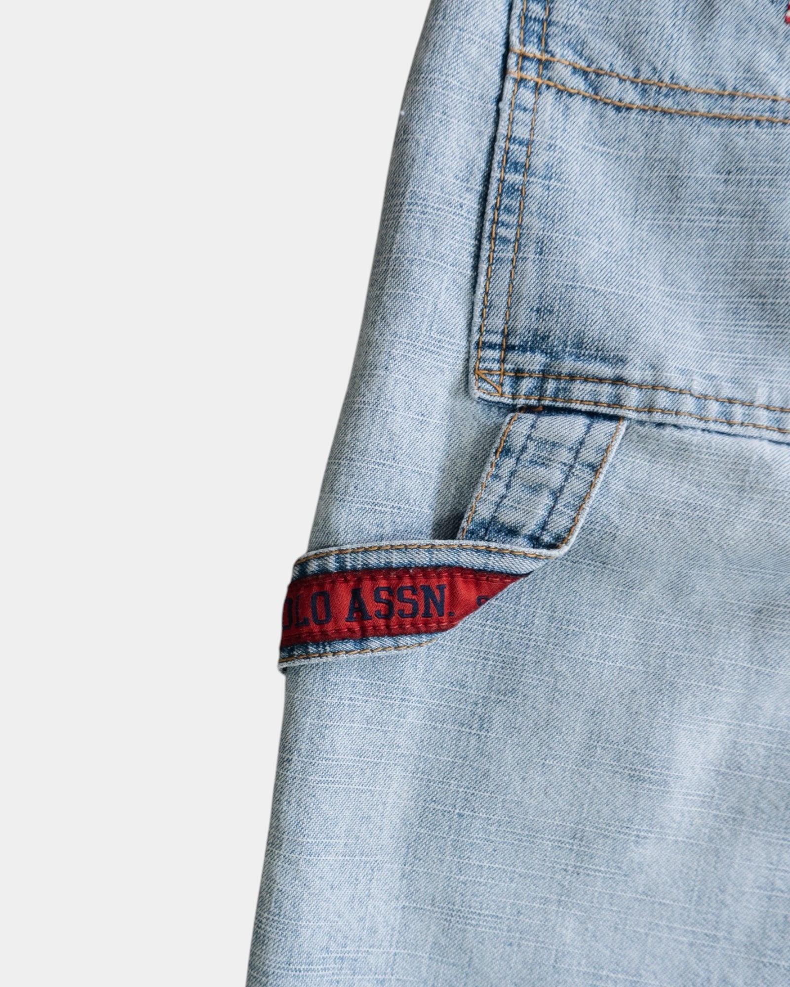 VINTAGE POLO CARPENTER DENIM JORT - 33