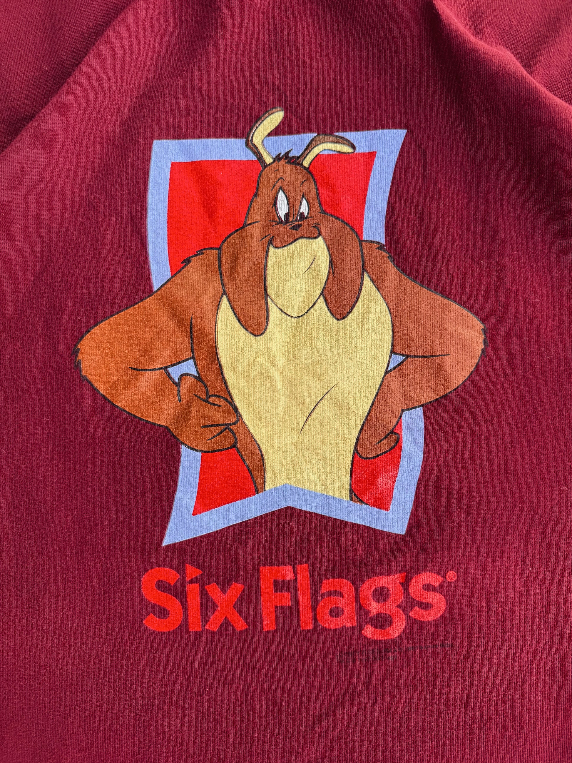 (L/XL) 90’S VINTAGE SIX FLAGS TEE