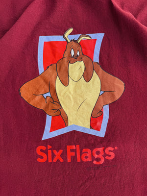 (L/XL) 90’S VINTAGE SIX FLAGS TEE