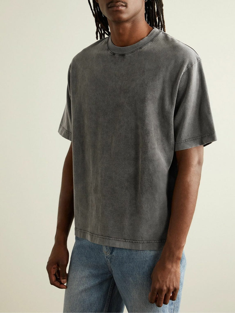 (L) ACNE STUDIOS EXTORR GRAY TEE