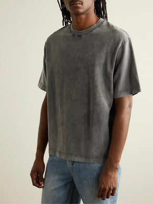 (L) ACNE STUDIOS EXTORR GRAY TEE