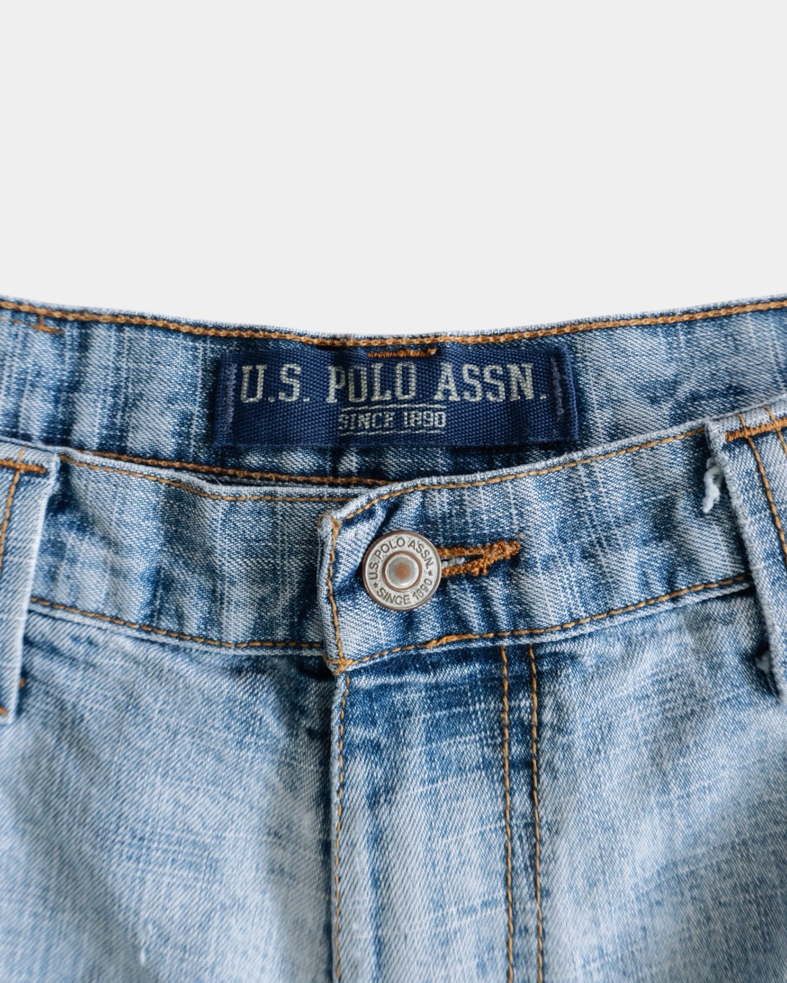 VINTAGE POLO CARPENTER DENIM JORT - 33