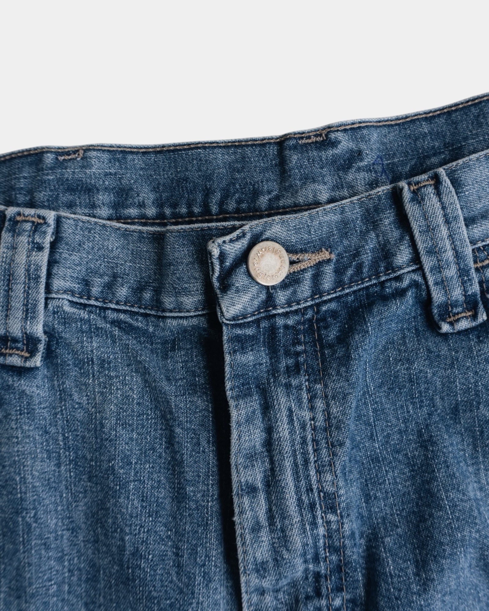 VINTAGE WRANGLER DENIM CARPENTER SHORT - 36