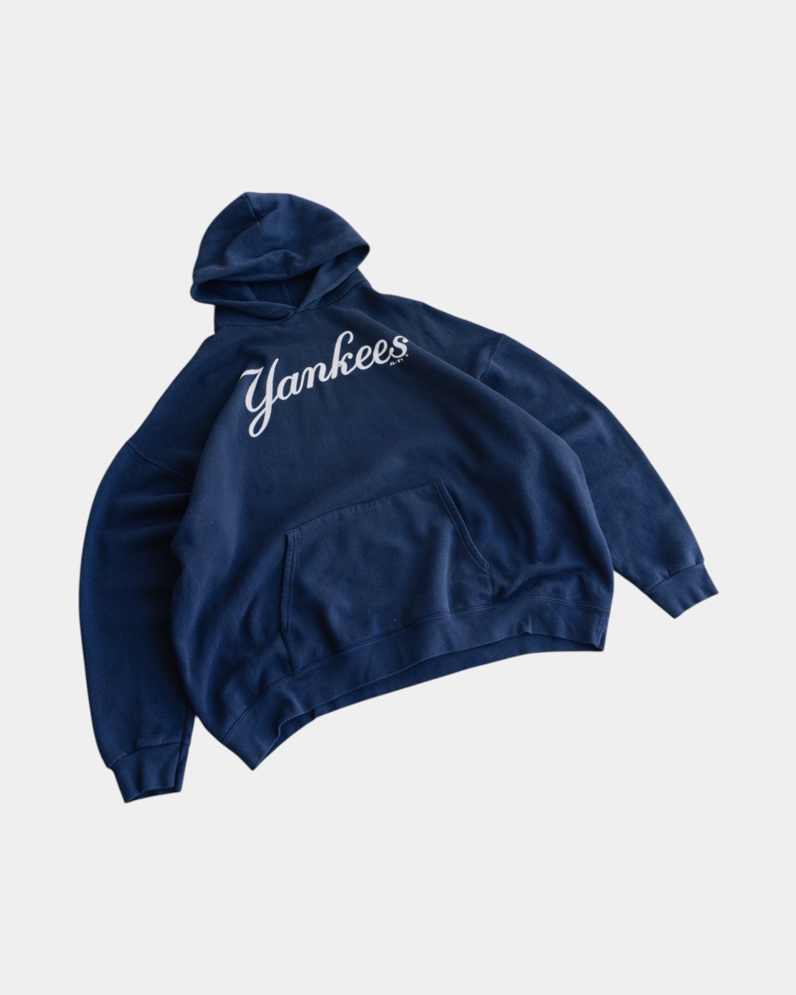 (XL) 90’S VINTAGE YANKEES NAVY HOODIE