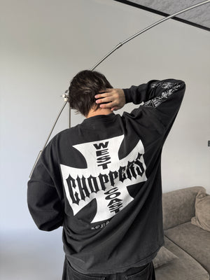 (L/XL) VINTAGE WEST COAST CHOPPERS LONG SLEEVE