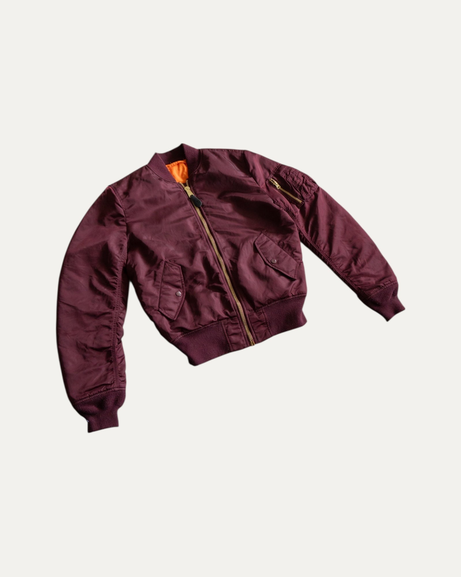 (S) VINTAGE MA-1 FLYERS BOMBER JACKET