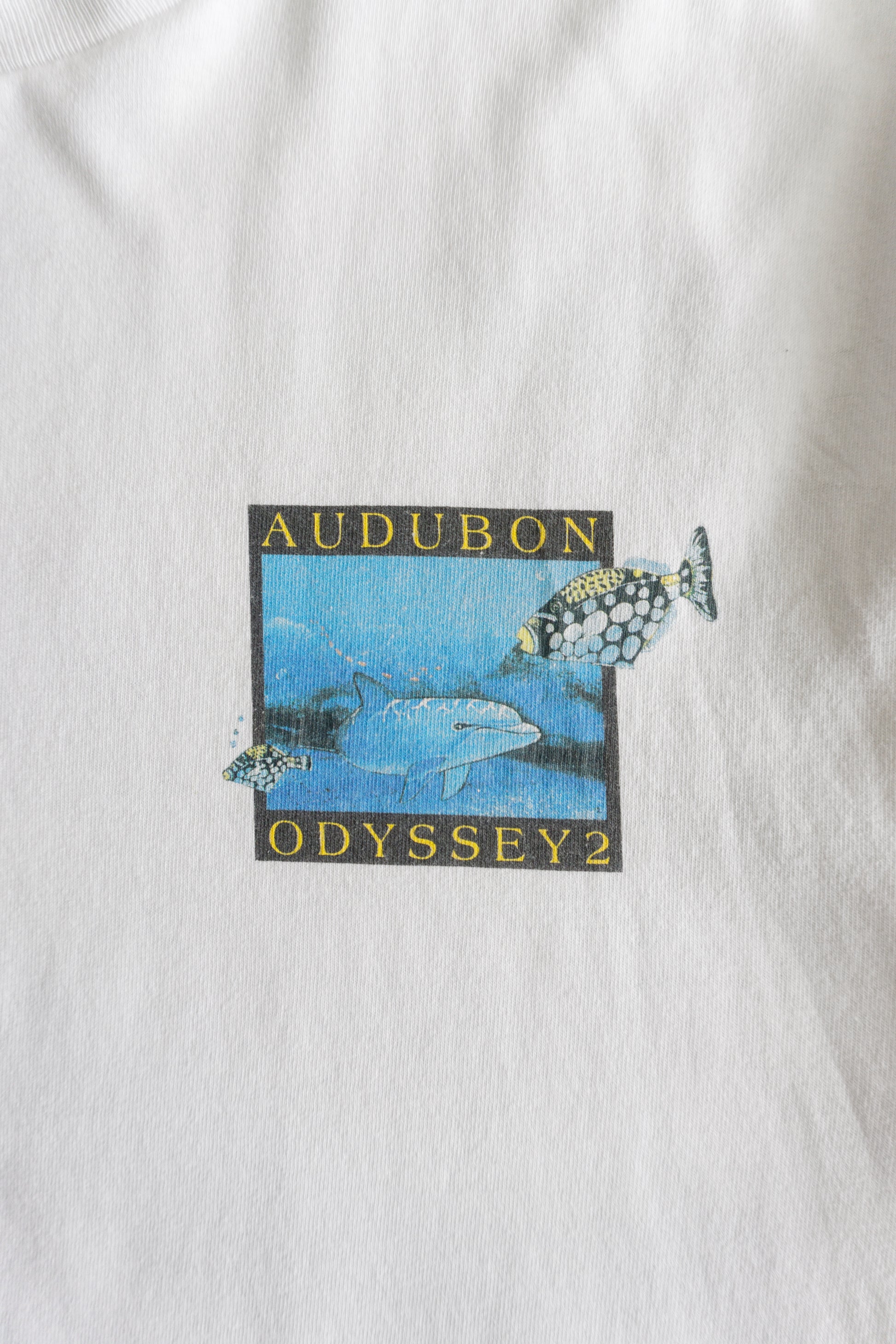 (L) 90’S VINTAGE AUDOBON ODYSSEY 2 OCEAN ART TEE