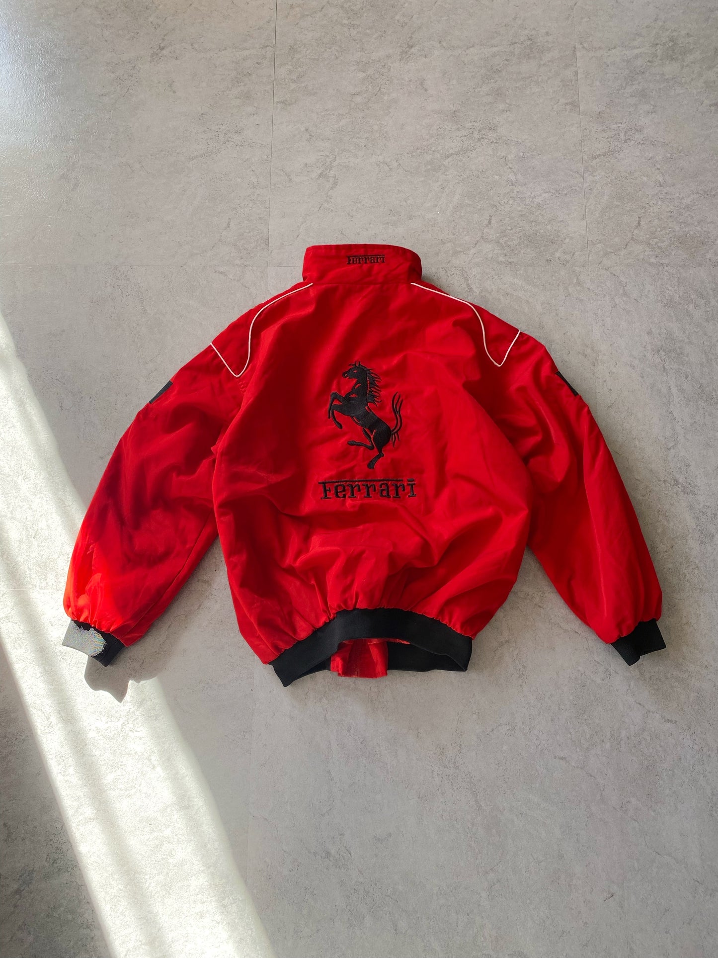 90s Vintage Ferrari Bomber Racing Jacket