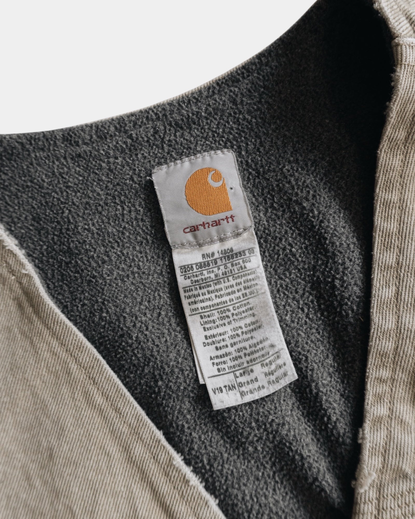 (L) VINTAGE CARHARTT SHERPA VEST