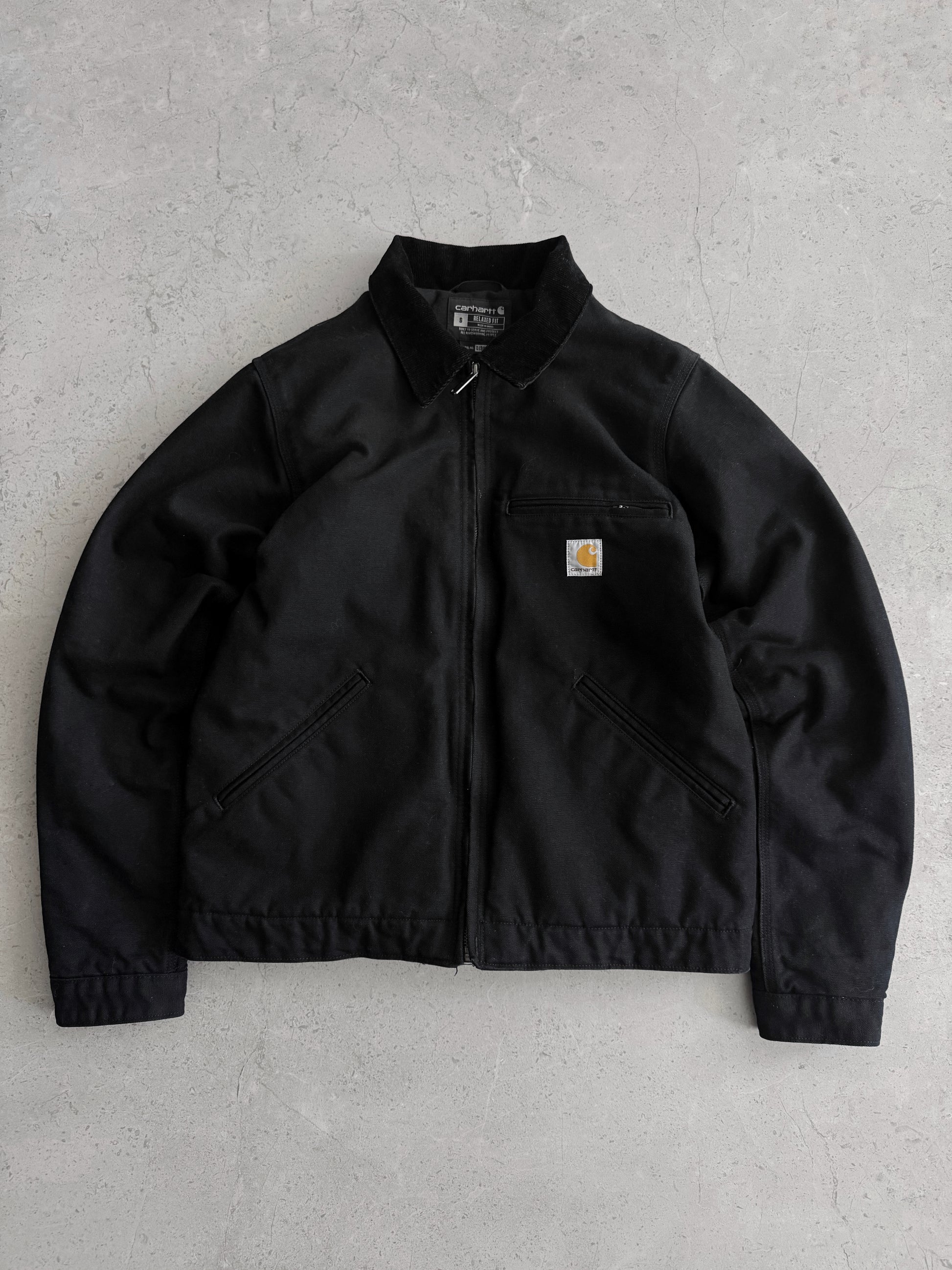 (S/M) CARHARTT BLACK DETROIT JACKET