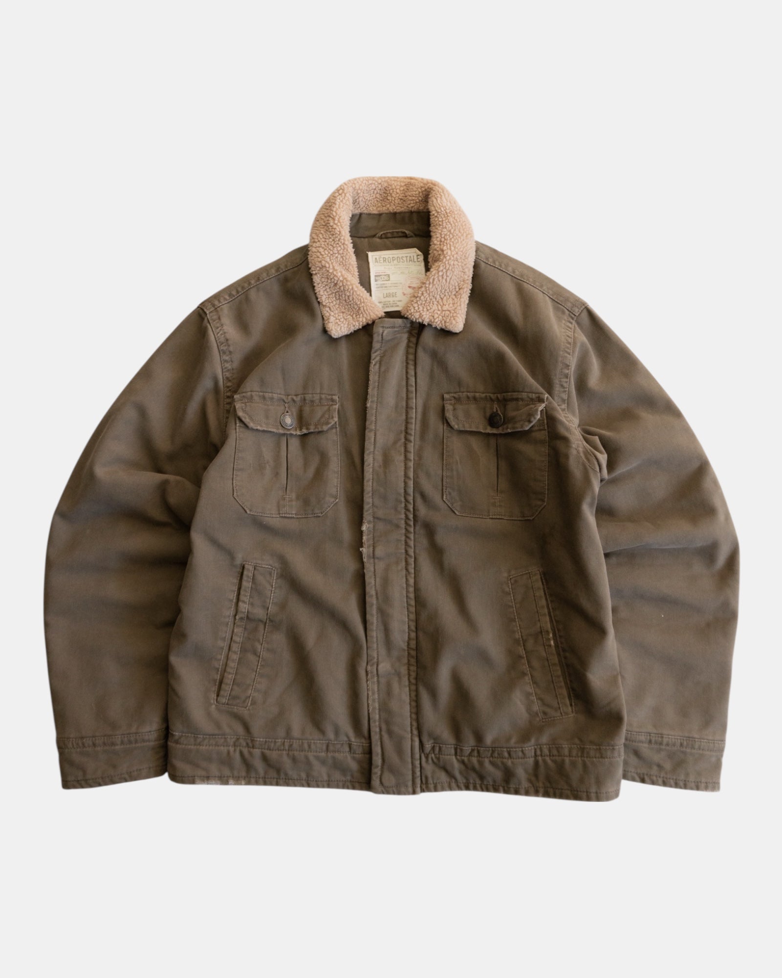 (L) VINTAGE AEROPOSTALE SHERPA JACKET