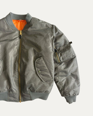 (M) 90’S VINTAGE MA-1 FLYERS BOMBER JACKET