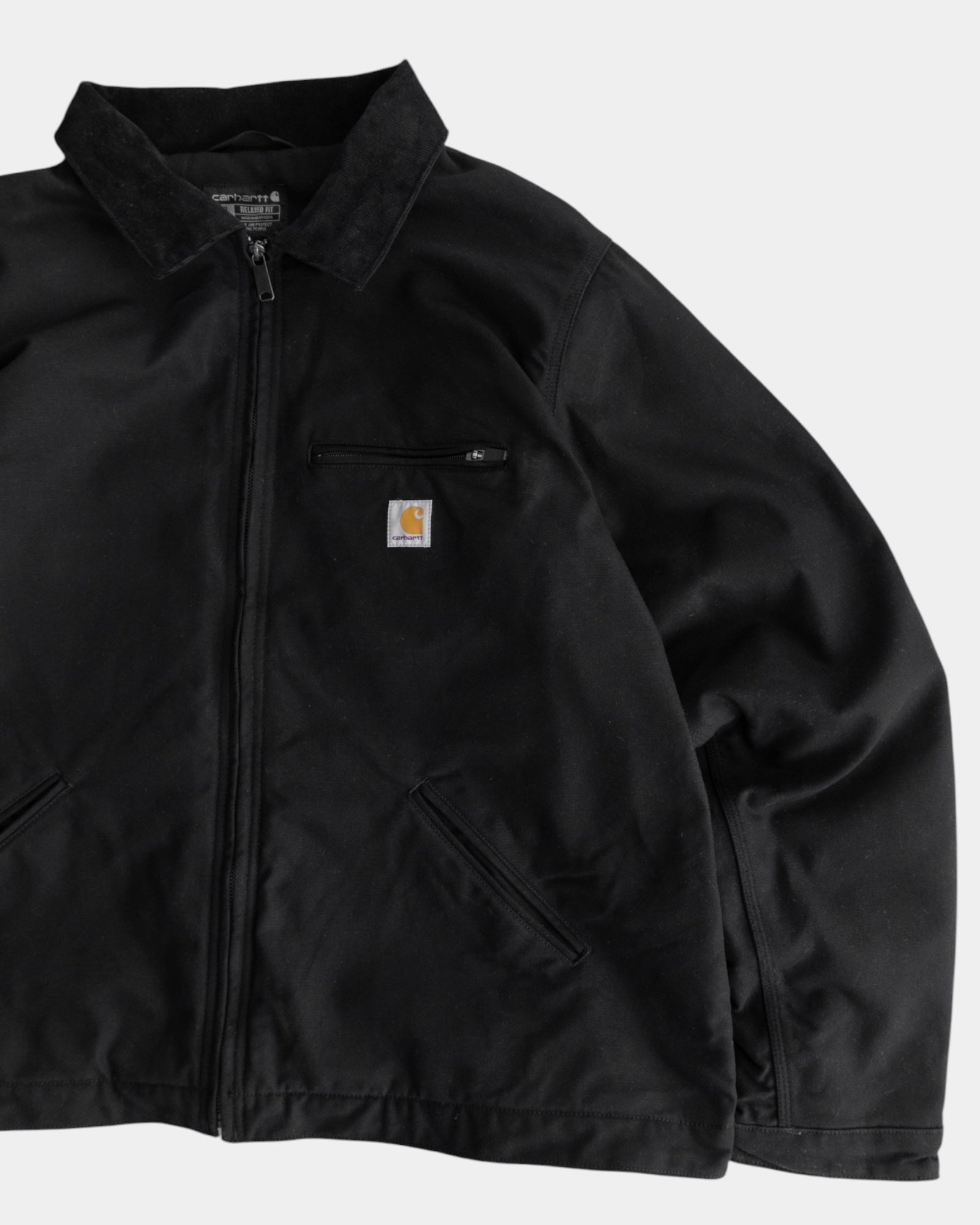 (XXL) CARHARTT BLACK DETROIT JACKET