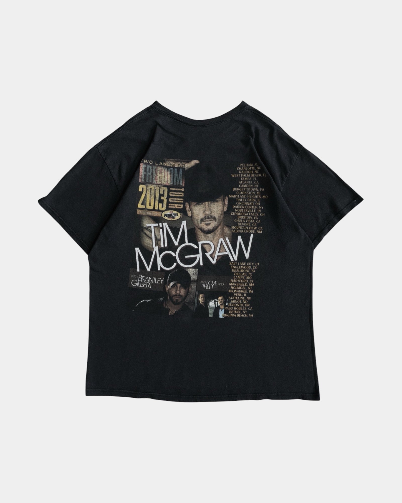 (L) TIM MCGRAW TOUR FADED TEE
