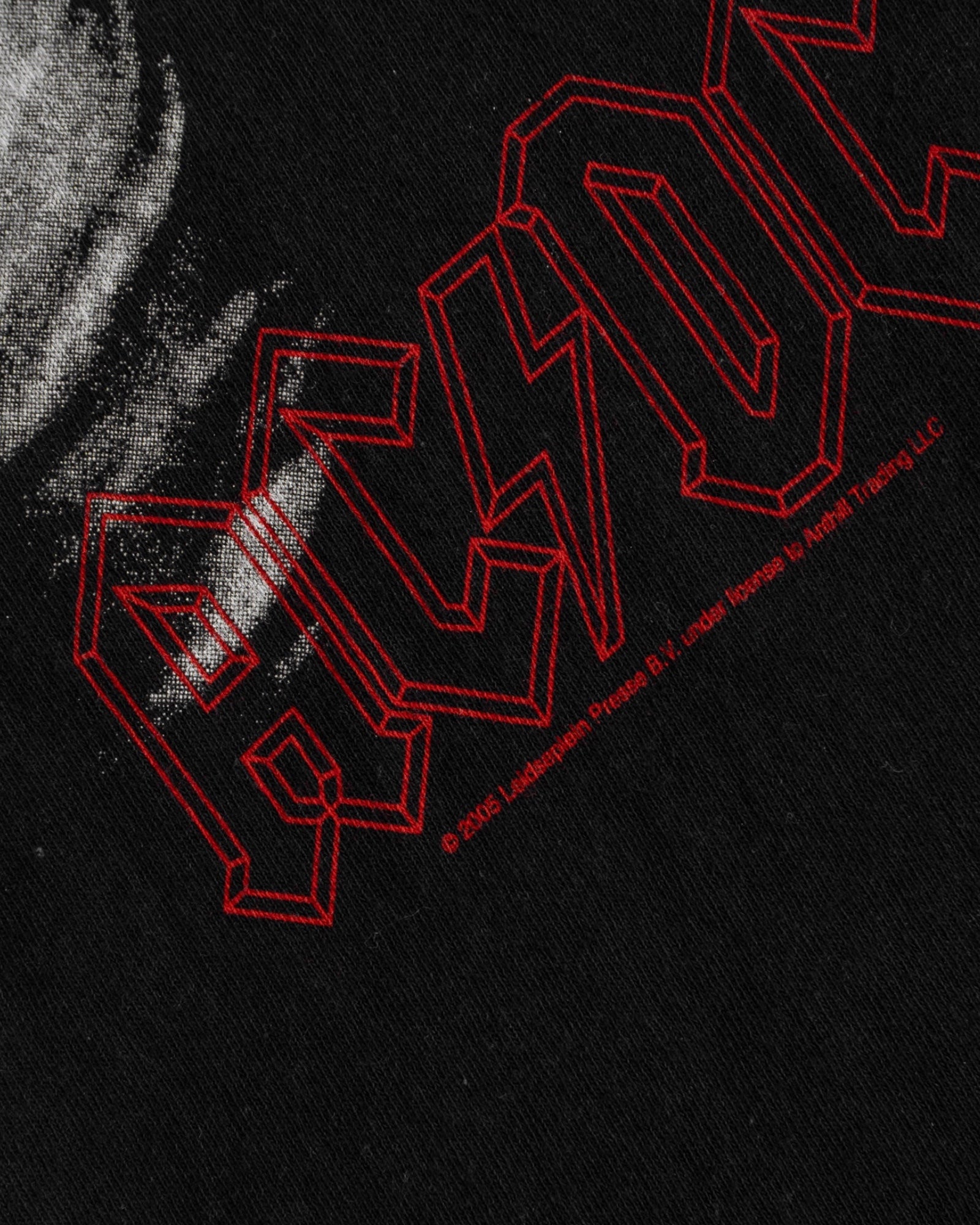 (M) ACDC BAND LIQUID BLUE TEE