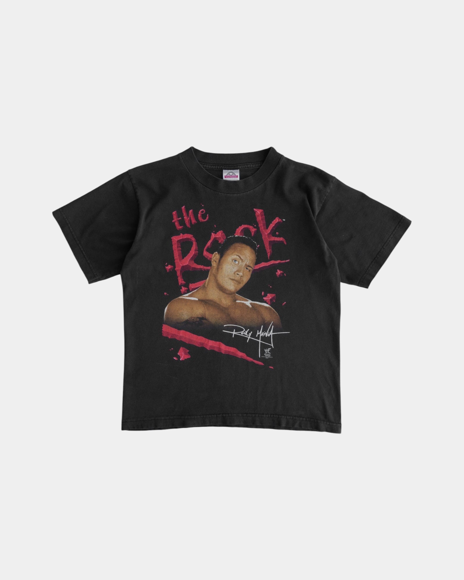 (S) 90’S VINTAGE WWF WWE THE ROCK “PEOPLE’S CHAMP” TEE