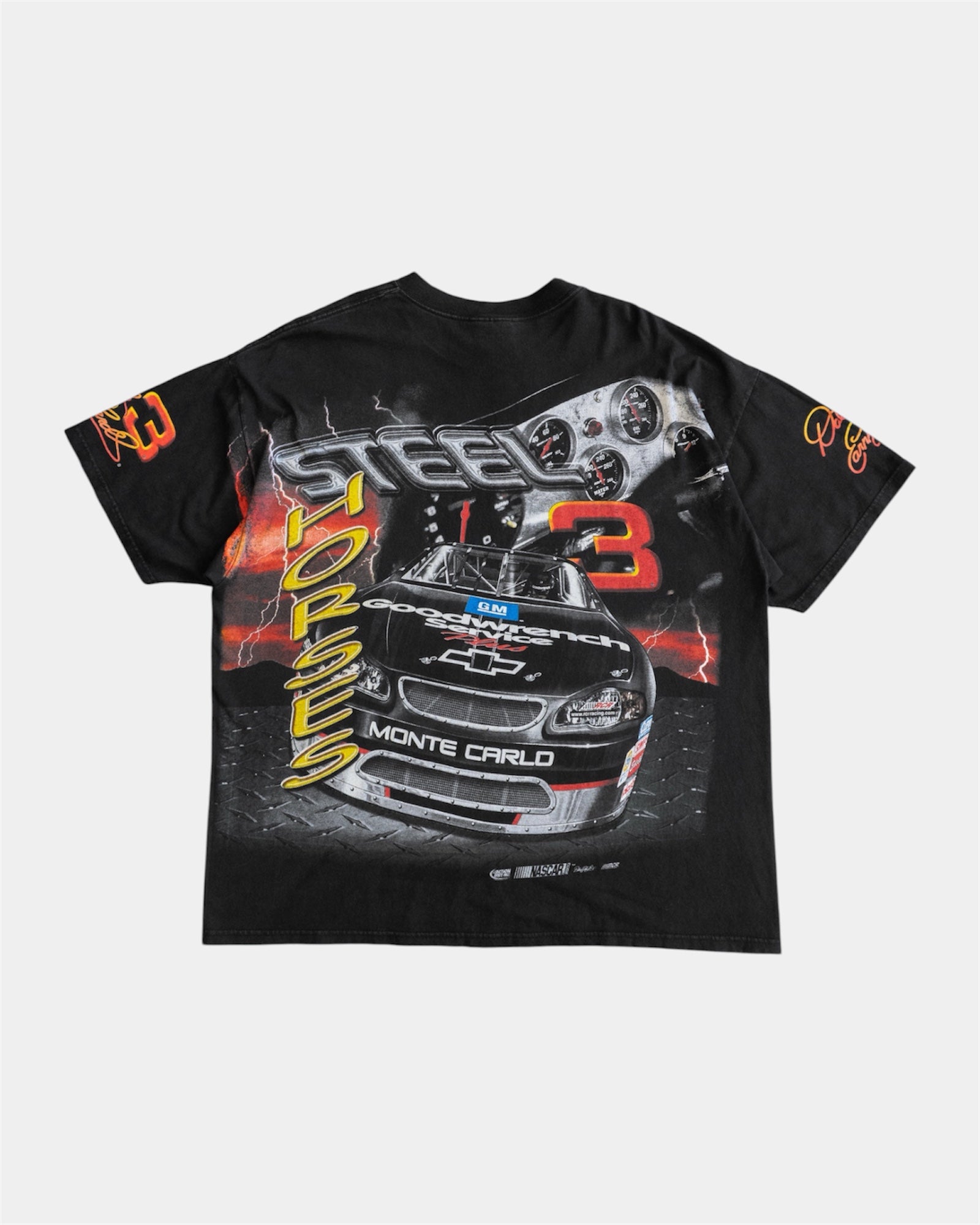 (XL) 90’S VINTAGE NASCAR DALE EARNHARDT RACING AOP TEE