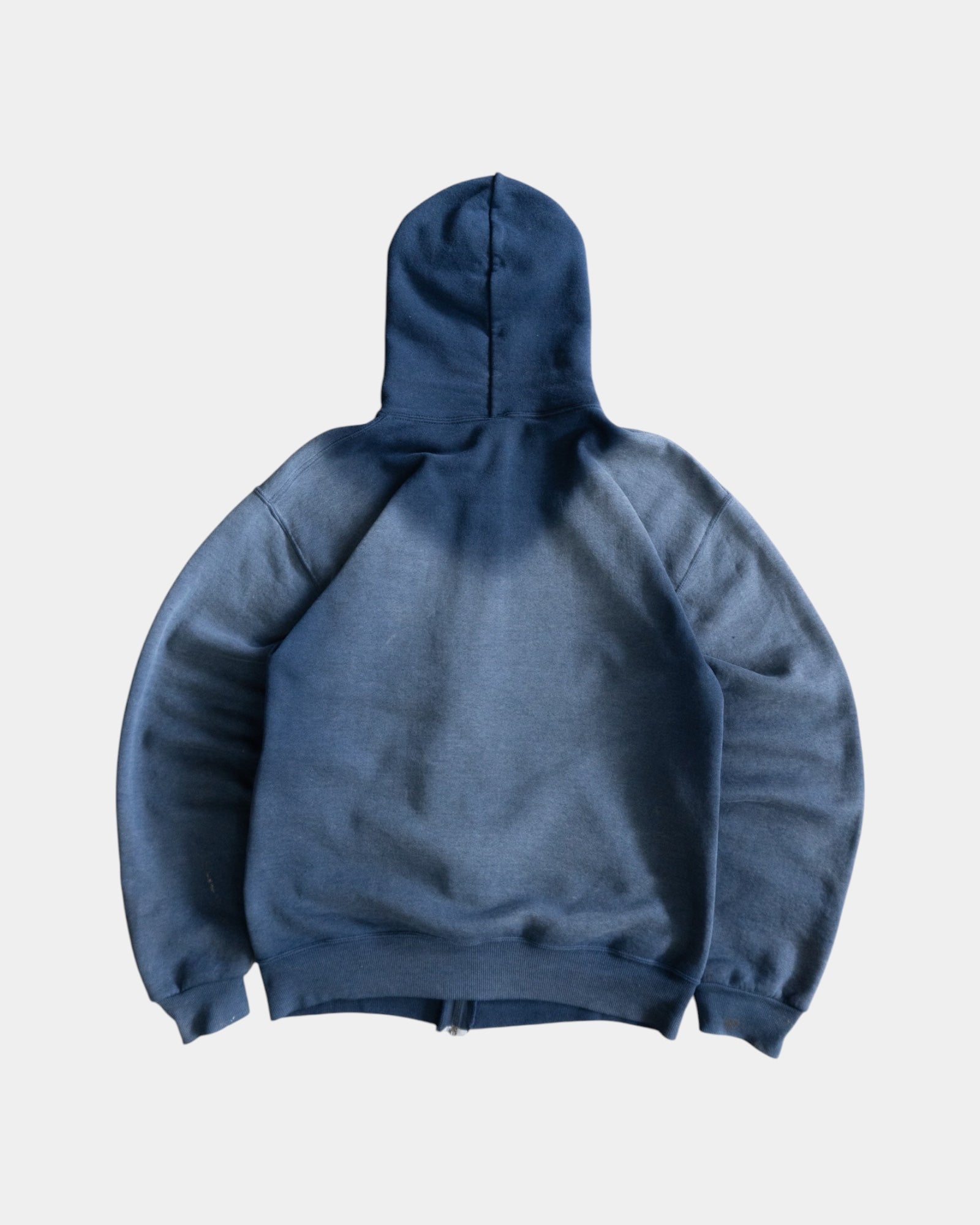 (M) 00’S VINTAGE RUSSELL SUN FADED NAVY HOODIE