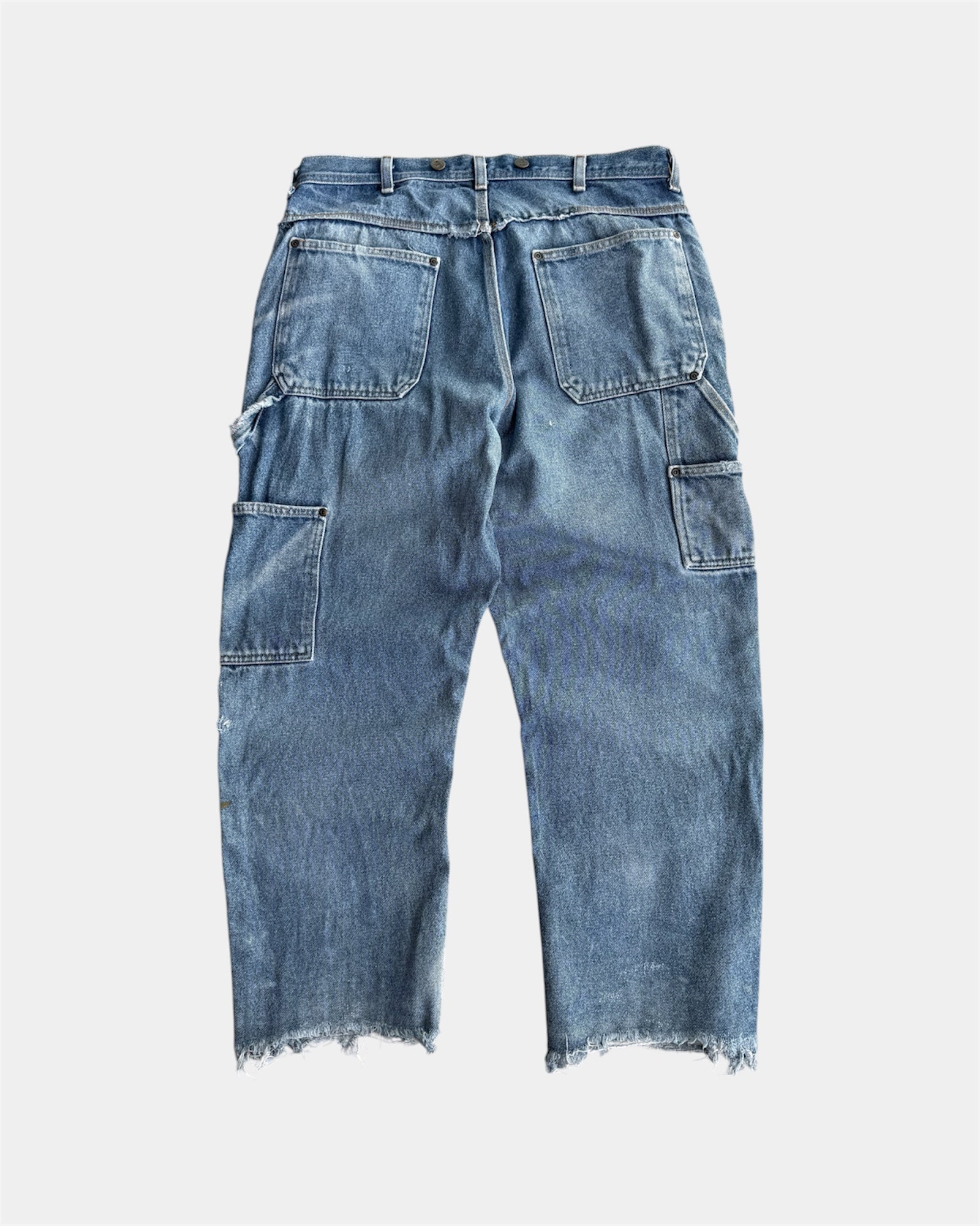 VINTAGE DOUBLE KNEE DISTRESSED TYPE CARHARTT PANTS - 34x30