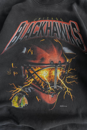 (L) 90’S VINTAGE SALEM CHICAGO BLACKHAWKS NHL CREWNECK