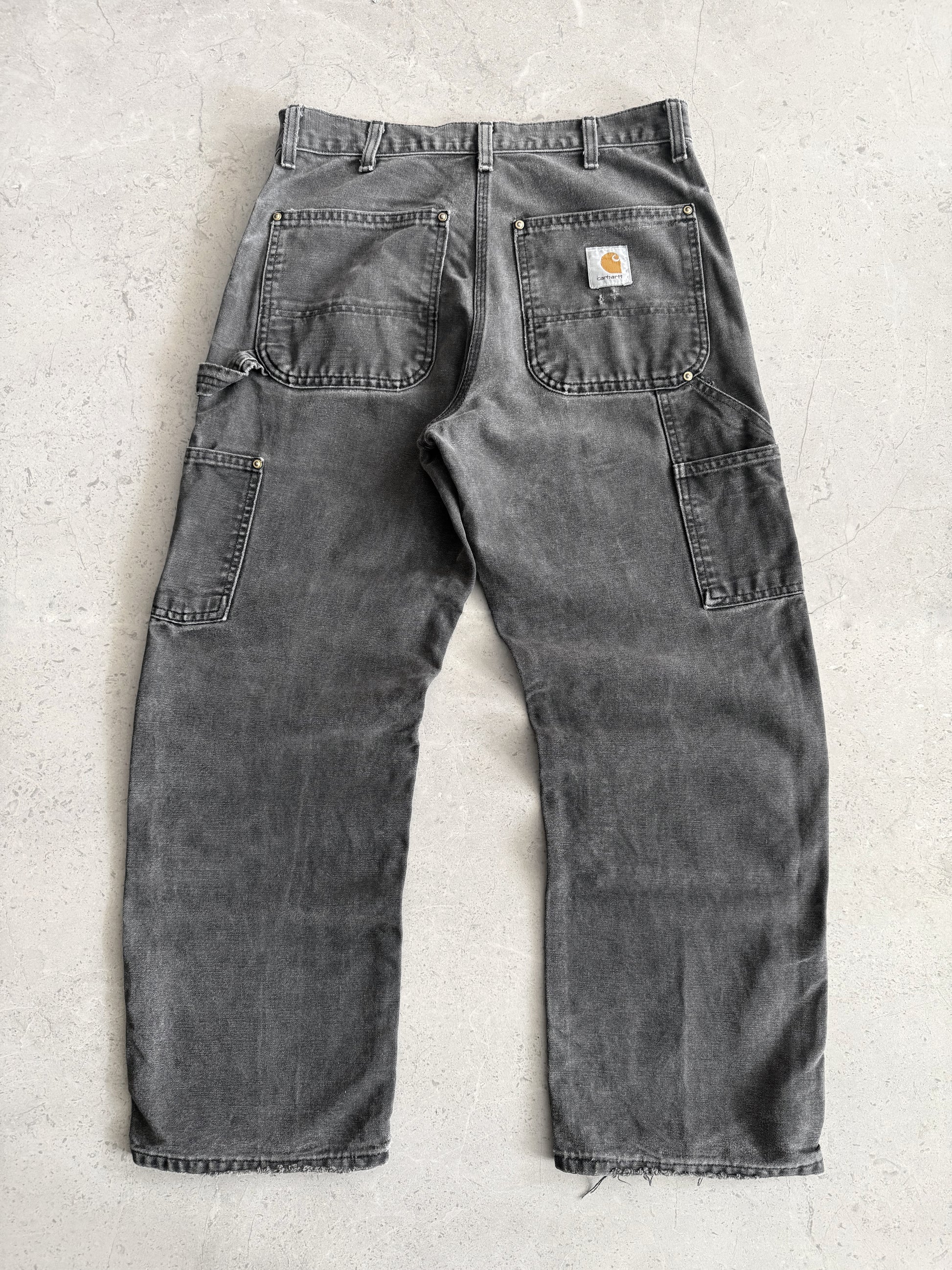 VINTAGE CARHARTT DOUBLE KNEE FADED PANTS - 30x30