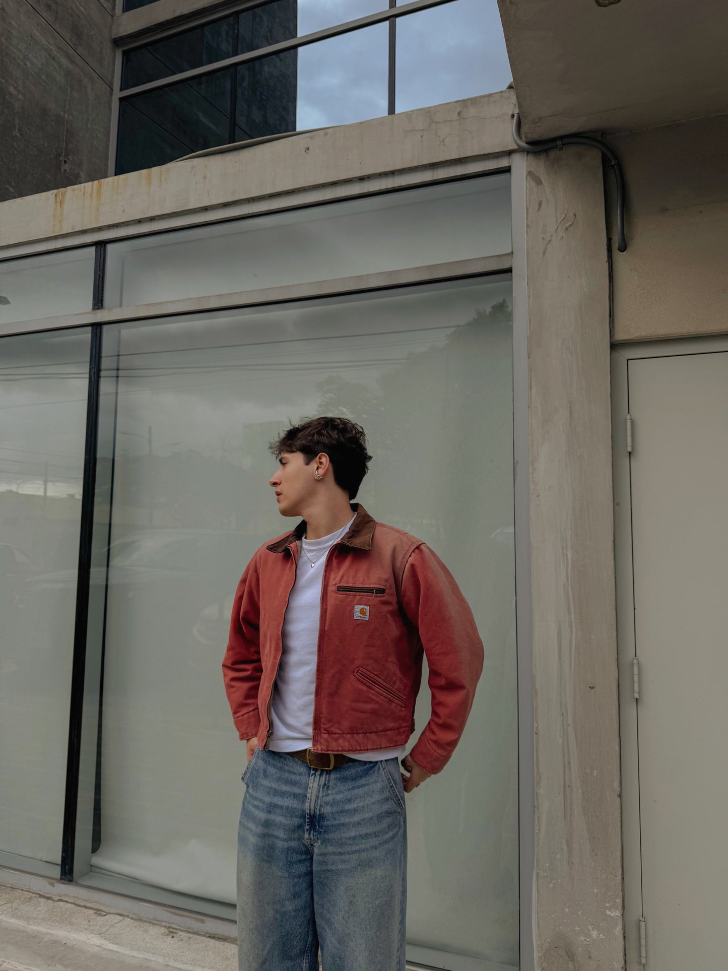 (S-M) 90’S VINTAGE CARHARTT SALMÓN DETROIT JACKET