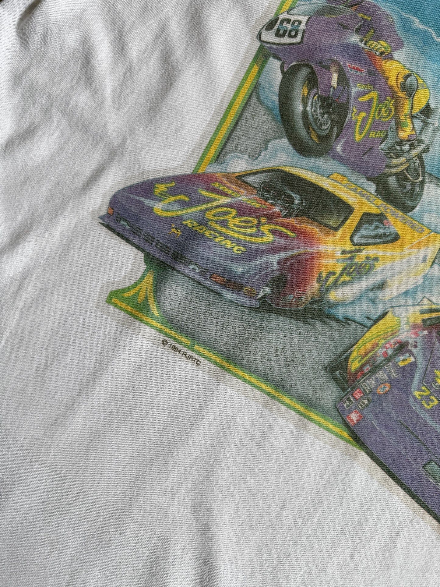 (L-XL) 1990’S VINTAGE CAMEL SMOKIN JOE’S RACING POCKET TEE COLLECTION