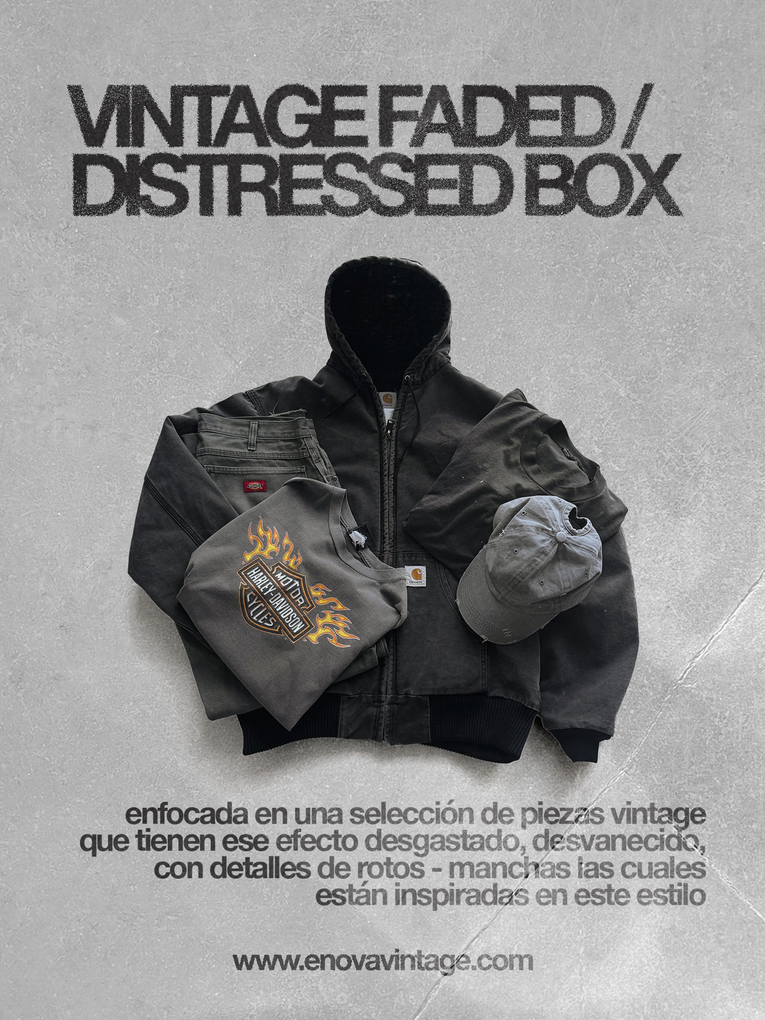 VINTAGE FADED/DISTRESSED BOX