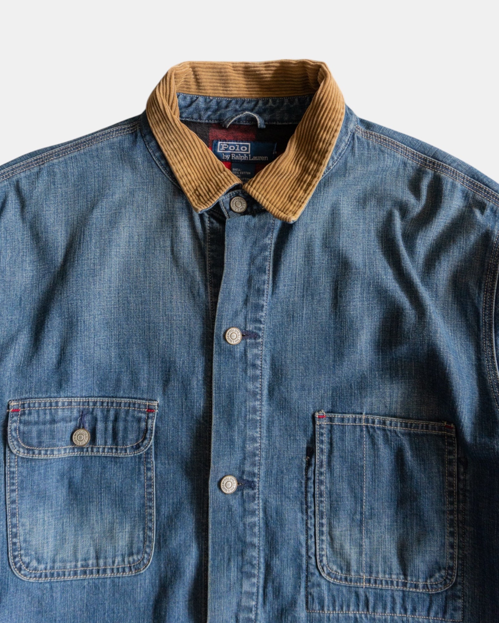 (BOXY L) 90’S VINTAGE POLO RALPH LAUREN DENIM JACKET