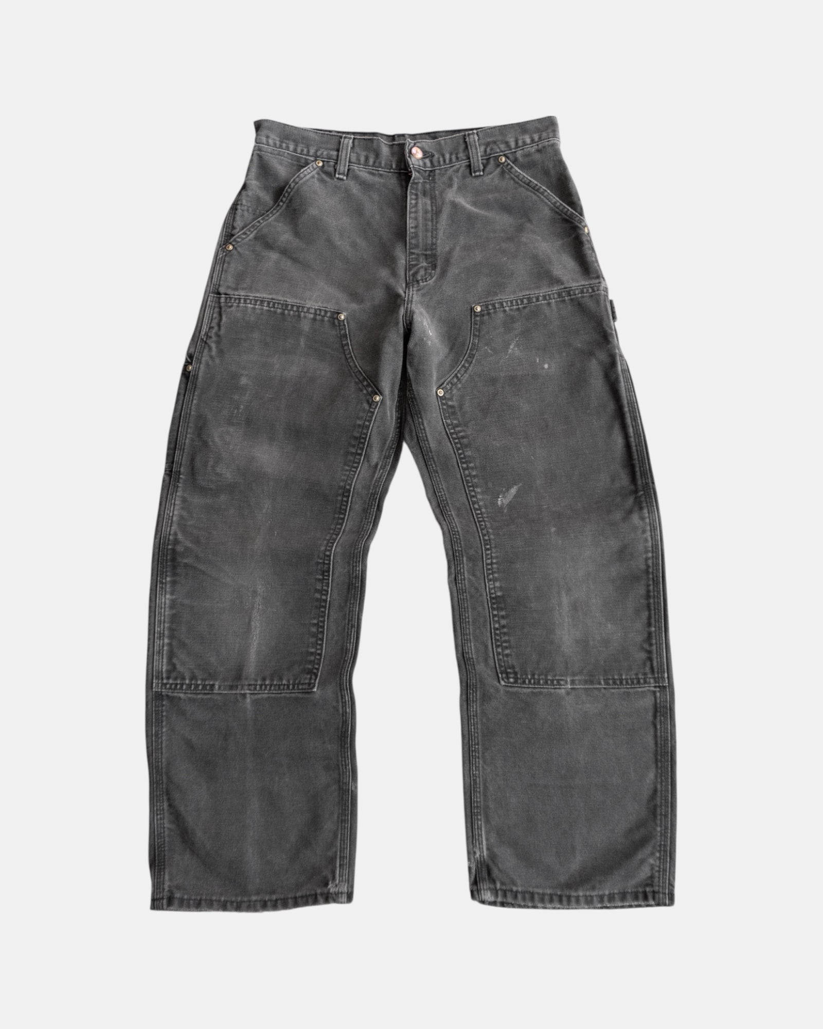 VINTAGE CARHARTT DOUBLE KNEE FADED PANTS - 30x30