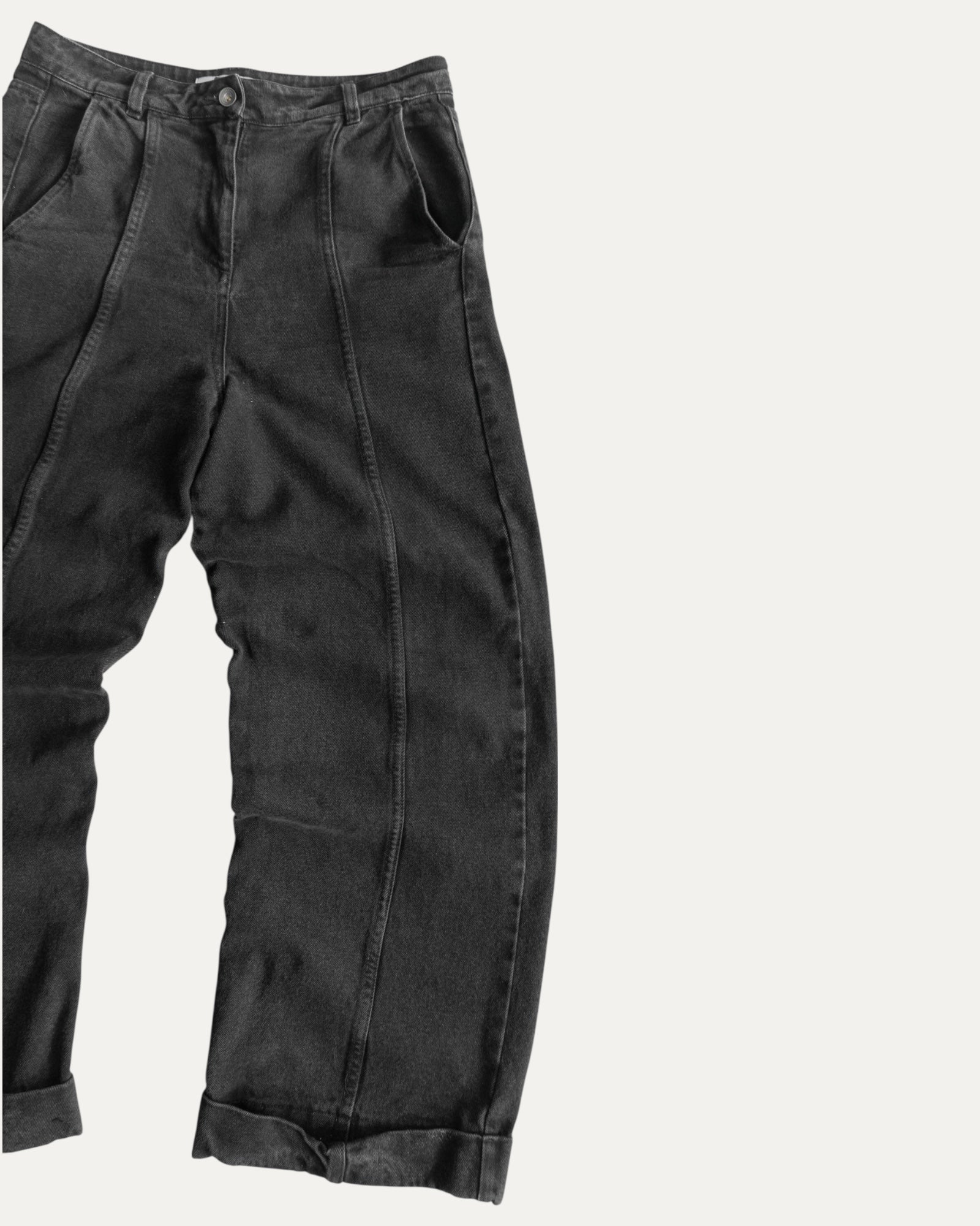 HENRIK VIBSKOV BLACK DENIM PANTS - 30x30