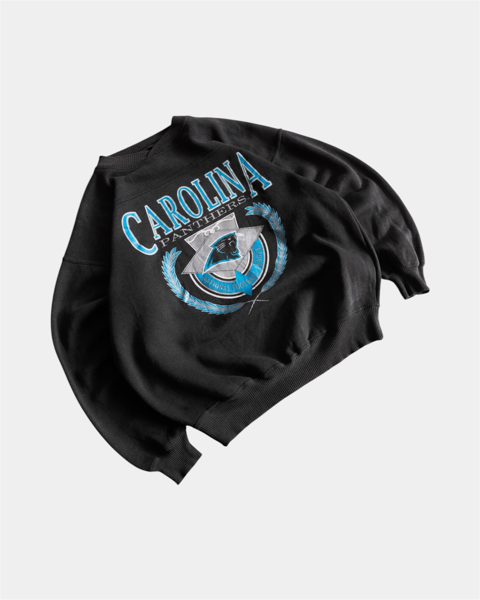 (L) 90’S VINTAGE CAROLINA PANTHERS FADED CREWNECK