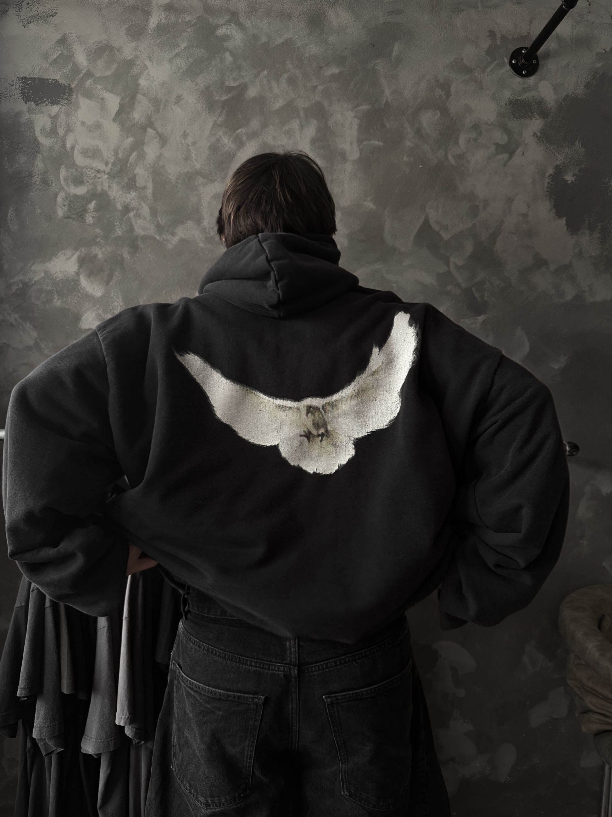 (L) YEEZY GAP ENGINEERED BALENCIAGA DOVE HOODIE