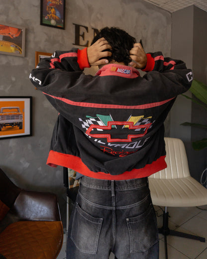 (L) VINTAGE CHEVROLET RACING JACKET