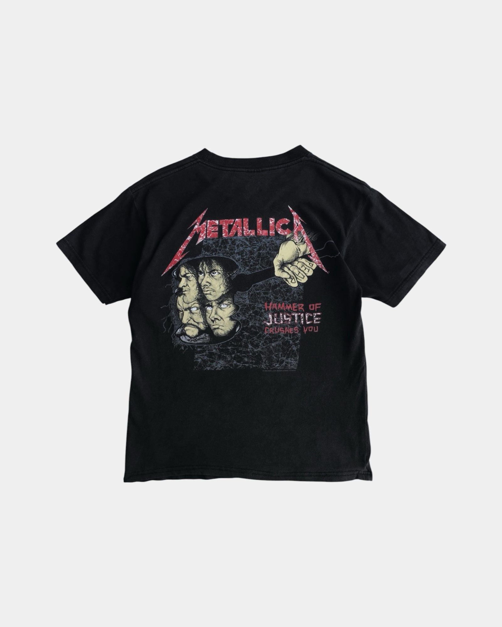(M) 90’S VINTAGE METALLICA JUSTICE FOR ALL BAND TEE